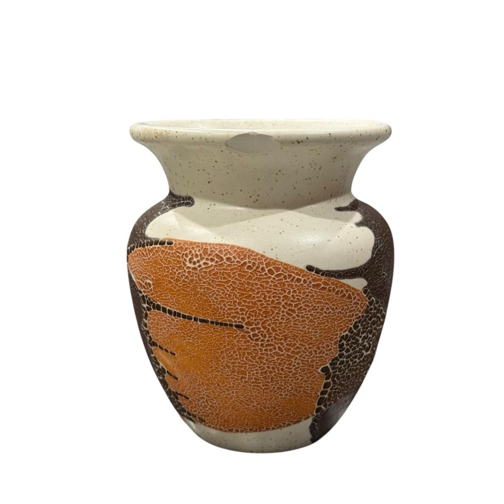 Royal Haeger Earth Wrap Vase Lava Glaze Ceramic MCM Vintage Textured 6"‎ - Picture 4 of 13